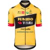 Fietskleding (Fietsshirt + Korte Koersbroek) 2022 Team Jumbo-Visma - Geel Zwart